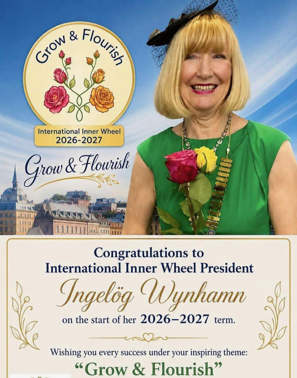 Bild_IIW president 2026-2027 Congratulations