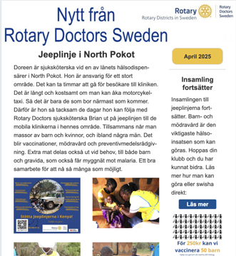 Bild Rotary Doctors april 2025